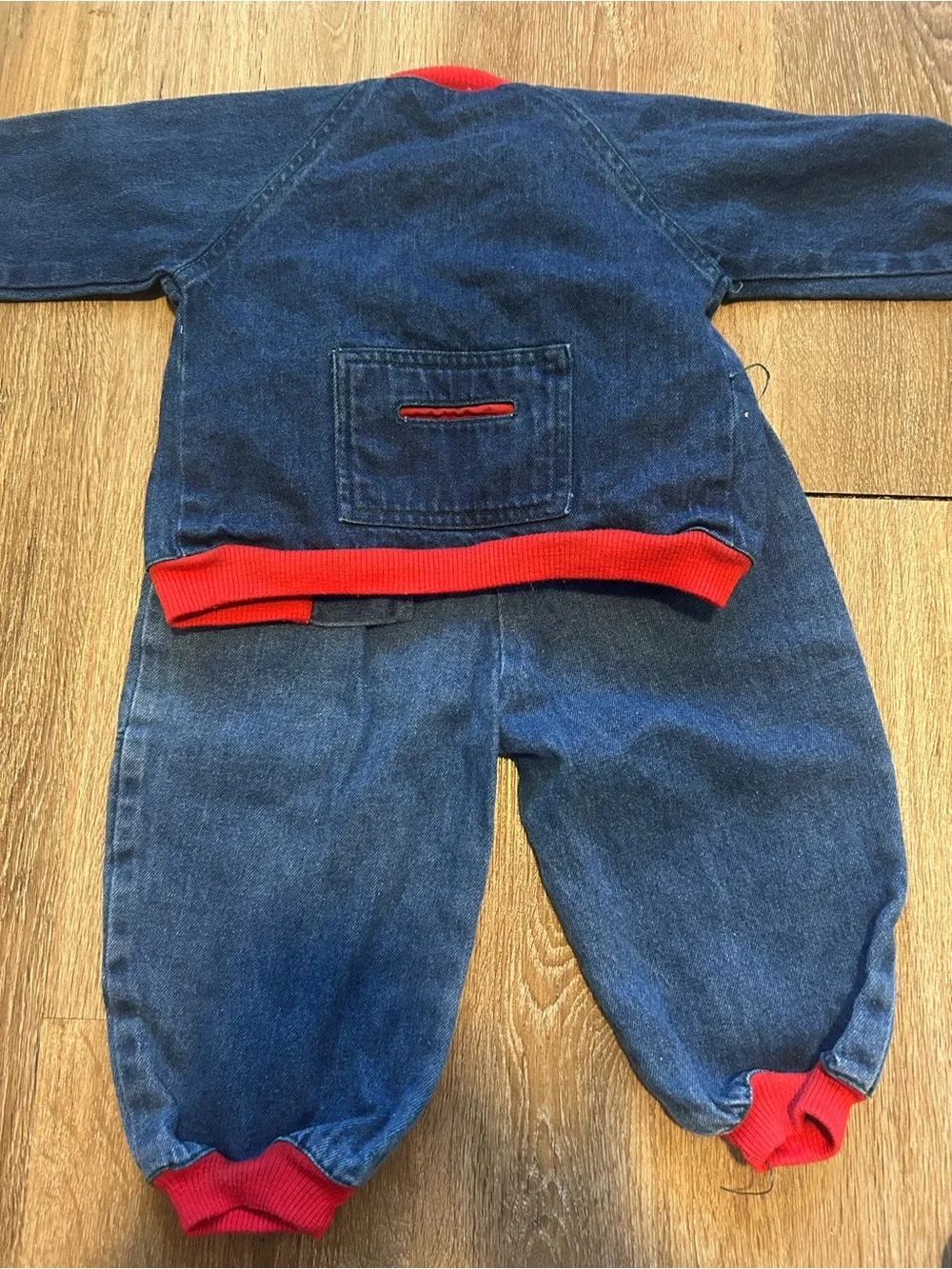 VINTAGE Small Stars denim set (18m)